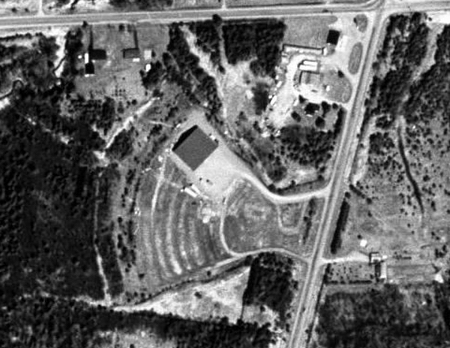 Starlite Drive-In Theatre - Aerial - Photo From Terraserver